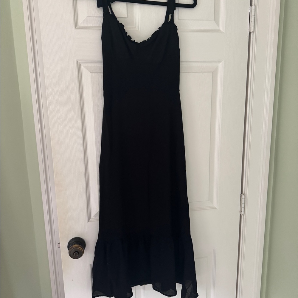 Reformation Black Nikita Dress